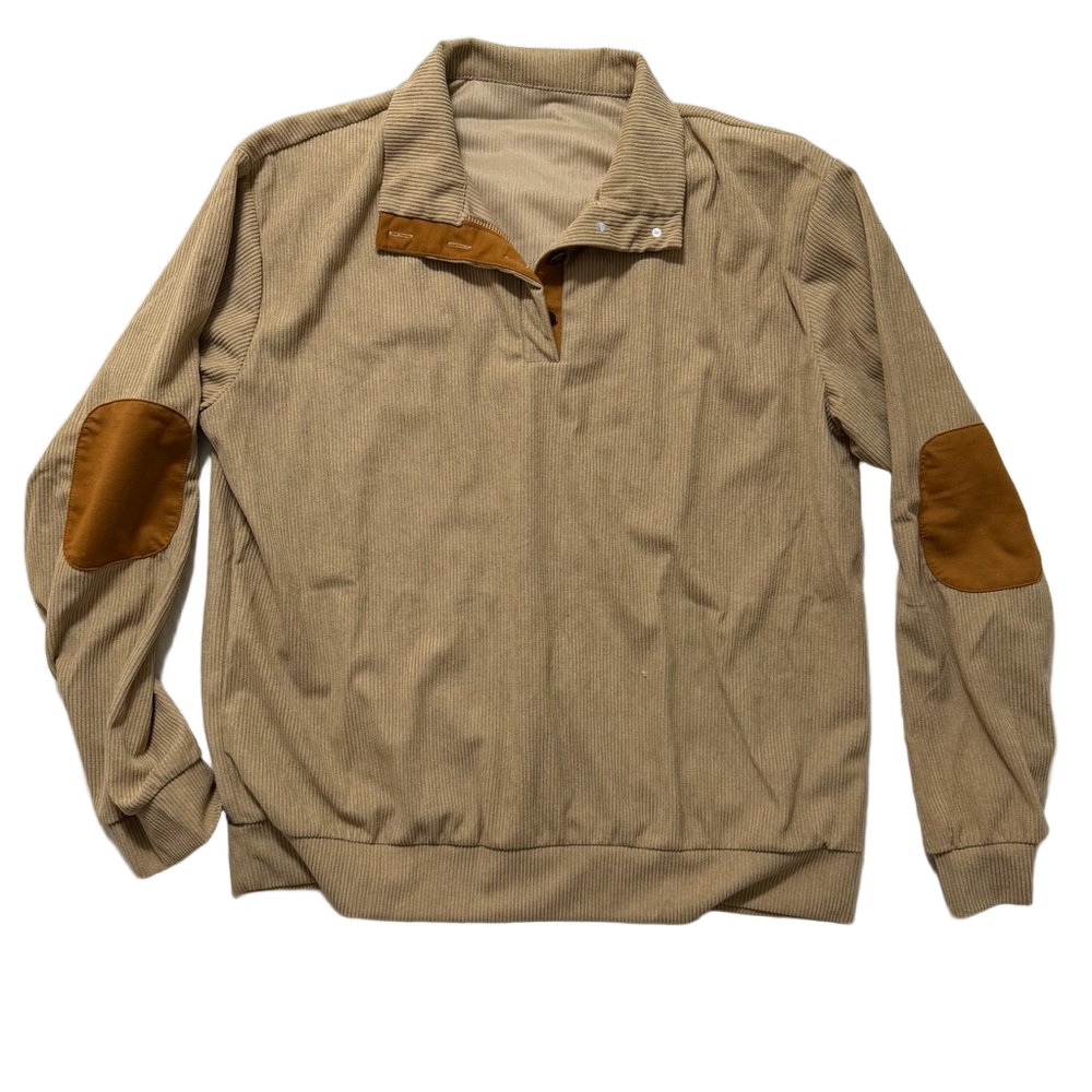 Men's Corduroy Like Material With Elbow Pads Size XL #260386